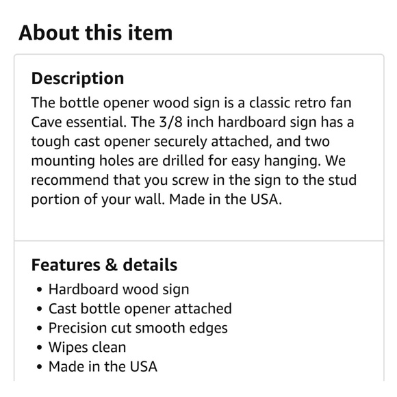 WinCraft • NCAA Bottle Opener Sign • UK Wildcats - Picture 3 of 3